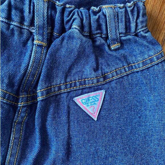 Vintage GUESS Denim Kids Skirt Made in USA 6y 100% Cotton Style E01050 - Picture 7 of 10